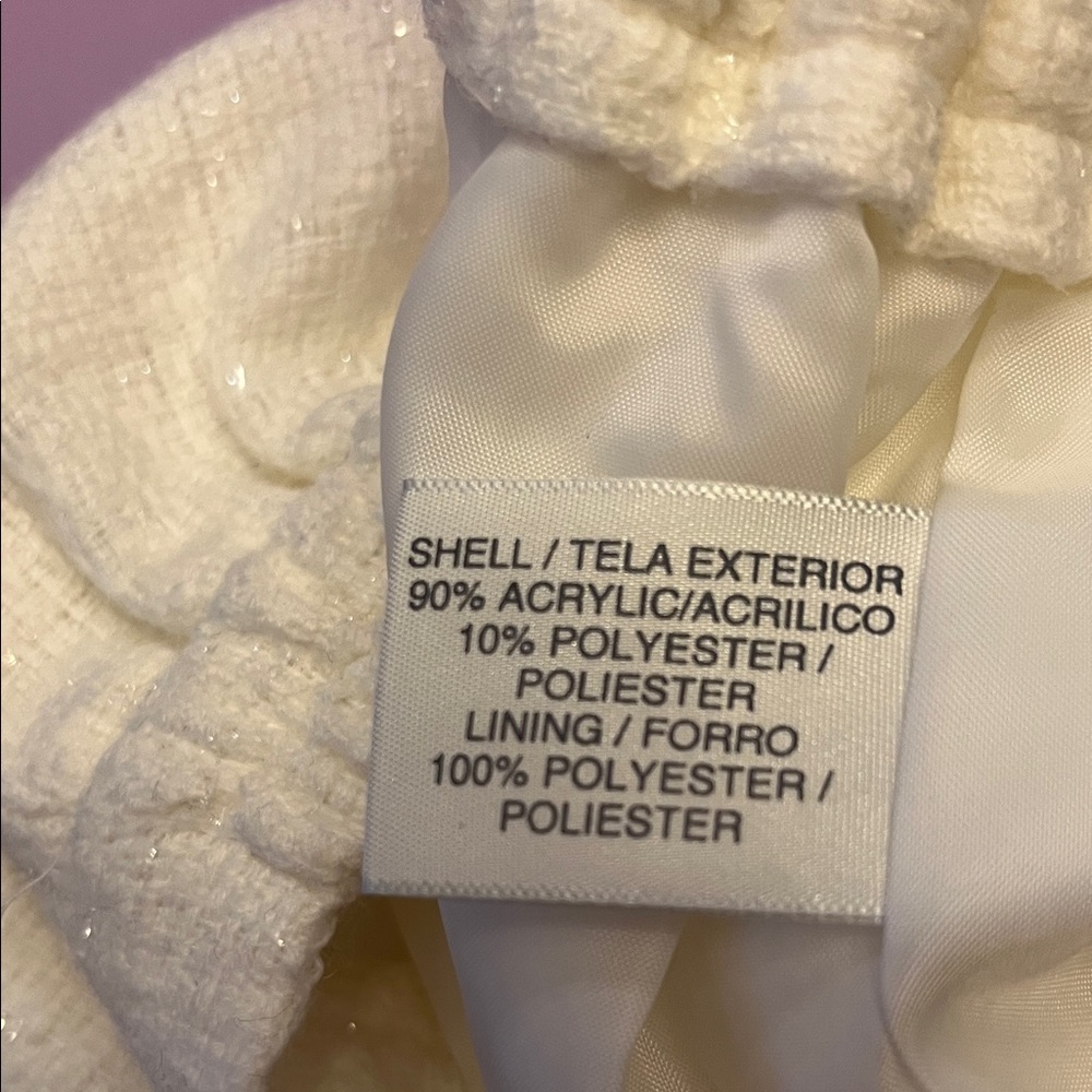 Worthington Cream Textured suit jacket size 10 skirt size 8 - Picture 15 of 15